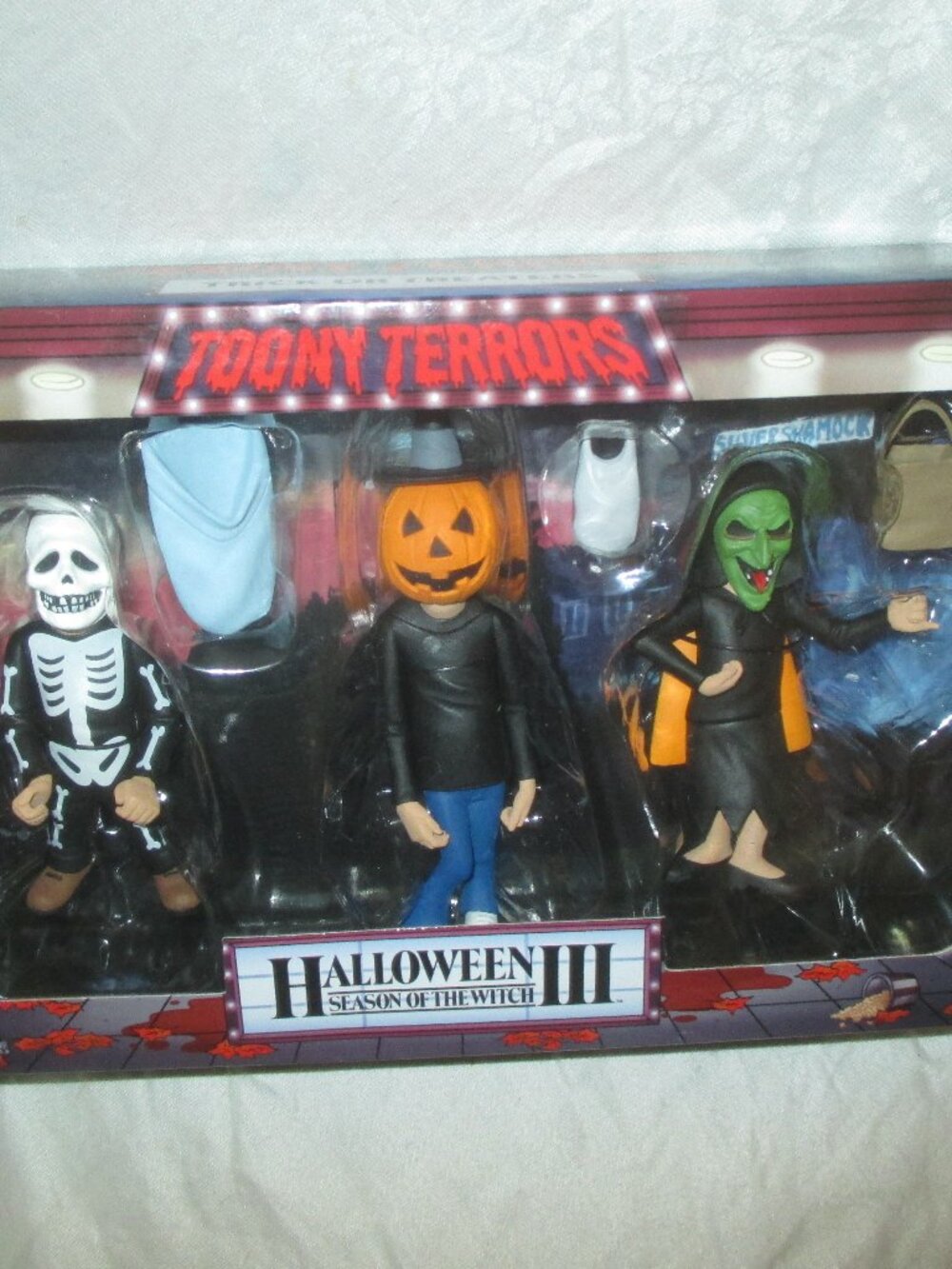NECA Toony Terrors Halloween III Trick or Treaters 3 Pack Action Figure Lot NEW
